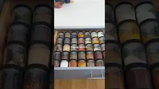 I finally organized my spice drawer&hellip;
