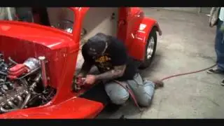 34 Ford Street Rod-Installing The Running Board Mat-Part 3