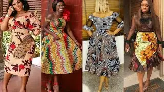 ROBE AFRICAINE TENUE EN WAX/PAGNE FEMME MOD&Egrave;LE AFRICAINE ANKARA CASUAL DRESS AFRICAN DRESS &Eacute;L&Eacute;GANTE