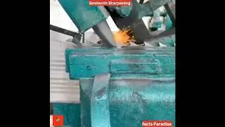 How Is Sawtooth Sharpening process Done By This Automatic Machine#saw sharpening#youtube shorts