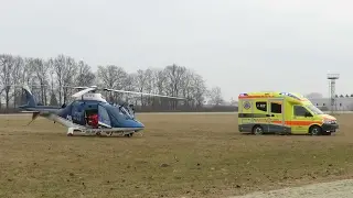 Helikopterska nujna medicinska pomoč prvič v Ljutomeru
