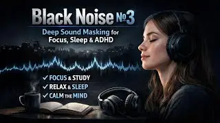 Black Noise №3 &mdash; Deep Sound Masking for Focus, Sleep & ADHD