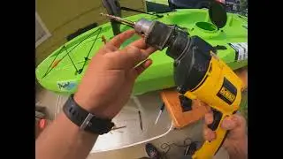 How To - Kayak Mount Rod Holder for Spinning or Baitcasting mount (Cannon)