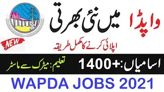 WAPDA Jobs 2021 || New Jobs in Pakistan || ALM Jobs