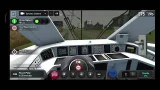 Locopilot drive Newly inaugurated MumbaiCSMT -  Solapur Vande Bharat Express {dynamic camera angle}