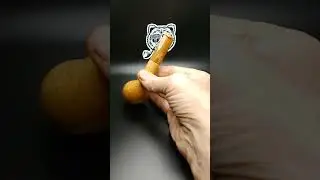 Devil Anse Briar Pipe with integrated Osage Orange Stem