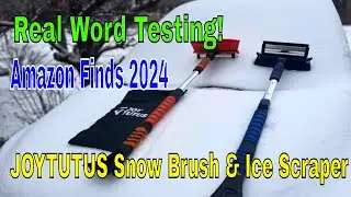 Снежная щётка и скребок для льда JOYTUTUS: обзор находок Amazon 2024 года #путешествия #снег #joy...