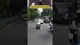 Ambulan Ini Melintas Ada Mobil Presiden Prabowo‼️#ambulan #patwal  #paspampres #prabowo