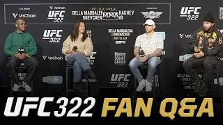 UFC 322 Fan Q&A w/ Dustin Poirier, Jorge Masvidal, Kamaru Usman & Joanna Jedrzejczyk | MMA Fighting