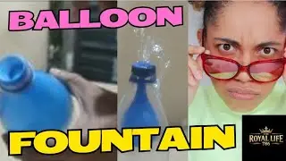 Sirf Balloon Se Ban Gaya Water Fountain 💦 | Viral Experiment / The Royal Life 786 / mr indian hacker