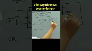 2-bit Asynchronous counter #digitalelectronics #electronics #design #youtubeshorts #engineering