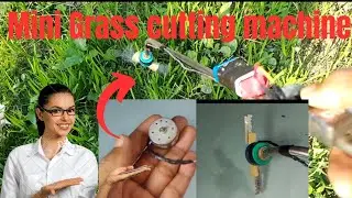 how to make mini cutting machine. it's easy to make .at home