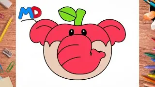 HOW TO DRAW ELEPHANT FRUIT FROM SUPER MARIO BROS. WONDER | MASTER OF DRAWING #144