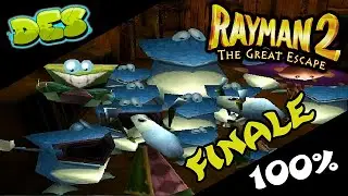RAYMAN 2 - PART 8 FINALE AND BONUS - 𝙏𝙝𝙚 𝙋𝙧𝙞𝙨𝙤𝙣 𝙎𝙝𝙞𝙥 | 𝙏𝙝𝙚 𝘾𝙧𝙤𝙬𝙨 𝙉𝙚𝙨𝙩 | 𝙋𝙧𝙤𝙩𝙤𝙩𝙮𝙥𝙚 𝙇𝙑𝙇 100% PS1