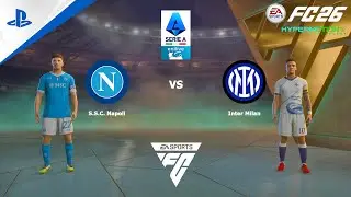 FC 26 PS4 &mdash; Наполи против миланского Интера &mdash; Серия А 25/26