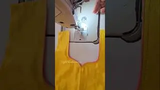 Normal piping for sweetheart neck Tutorial.#trendingshorts #fashion #piping #kurtidesign #neckdesign