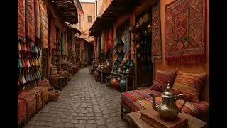 Walk Through a Moroccan Bazaar | Lively Arabic Music to Feel Morocco