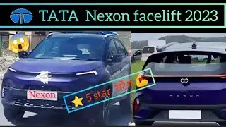 TATA Nexon facelift 2023 Leaked images. under 12 Lakh made in india SUV Car ✓ 👌👌
