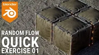 Quick Exercise 01 Crate #b3d #blenderaddon #blendermarket