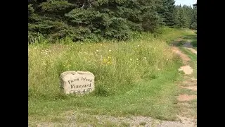Drone view of Pictou Island Vineyard