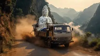 Xe Tải Chở Tượng Quan Âm Suýt Lao Xuống Vực – Phép Lạ Giữa Sinh Tử