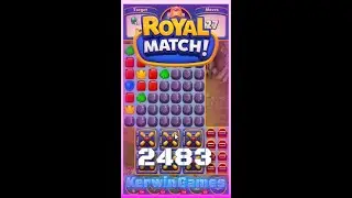 Royal Match Level 2483 - No Boosters Gameplay