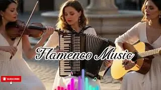 Golden Dunes Serenade 🌅 | Flamenco Guitar, Accordion & Flute Bliss ✨🎸