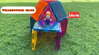 How to BUILD a PICASSOTILES (magnatile)IGLOO | magnetic building block ideas(2023)(today)