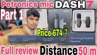 Cheapest Wireless Mic For Youtube Videos ₹674Only | Portronics Dash 7 Mic Review |Good OrBad?