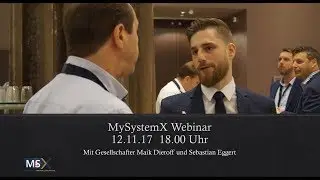 MySystemX Webinar mit Gesellschafter Maik Dieroff