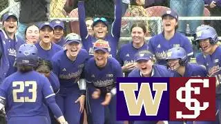 #24 Washington vs Santa Clara Women's College Softball Highlights Full Game 2026
