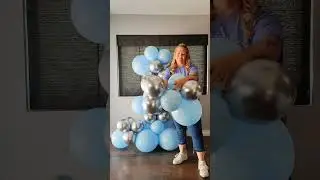 How to build a free standing balloon garland