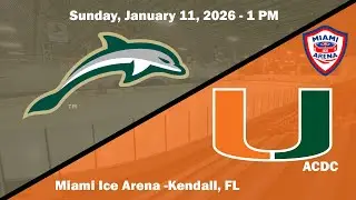 Miami Hurricanes vs. Jacksonville - January 11 1 ET