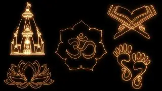 Hinduism religious symbol animation , Religious sacred symbol animation | Religious icons animation
