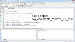 Remove URL field from WordPress comments