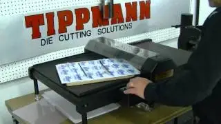 Electric die roller die cutting press die cutting card stock. Tippmann roller die cutting machine