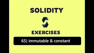 65) constant & immutable variables