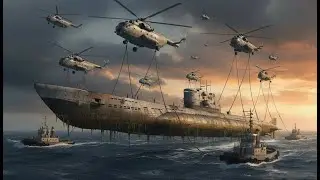 ASMR Submarine Restoration: German U-Boat Type VII-C (Abandoned to New) Full Process