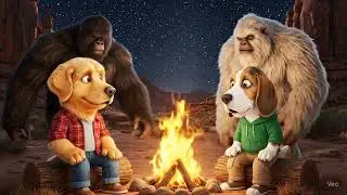 Miguelin and Paco camp in Sand Hollow Utah talking around a campfire and encounter Bigfoot and Yeti.