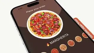 Flutter Animation | Pizza App UI Design and Animation | Flutter Food app UI Design