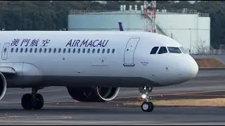 Air Macau Airbus A321neo B-MBS Landing at Narita 34R | NRT/RJAA |