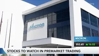 ImmunityBio Up Most Since 2024; Micron Rallies on AI Boost | Stock Movers