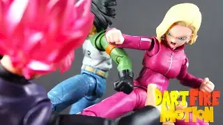 SH Figuarts Android 18 Universe Survival Saga - Dragon Ball Super Stop Motion Review
