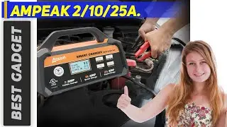 Best Car Battery Chargers 2023 - Ampeak 2/10/25A