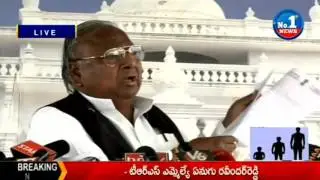 Congress Leader V. Hanumantha Rao Speech At TS Assembly Media Point || No.1 News