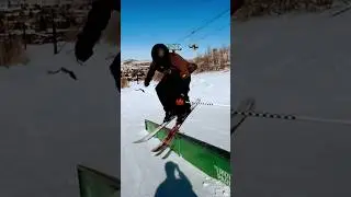 Skiing the best park in THE WORLD 🌎 #parkcity #utah #skiing