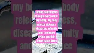 divine health confession with faith #prayer #confession #youtubeshorts