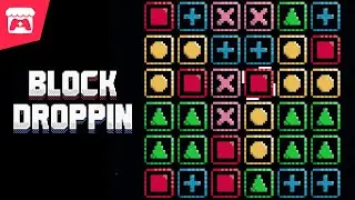 Block Droppin&rsquo; - A fast-paced puzzle game to train your brain and test your reflexes!