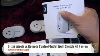 Oittm Wireless Remote Control Outlet Light Switch Kit Review