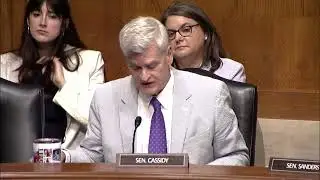 Cassidy Delivers opening Remarks During HELP Committee Hearing On Youth Mental Health